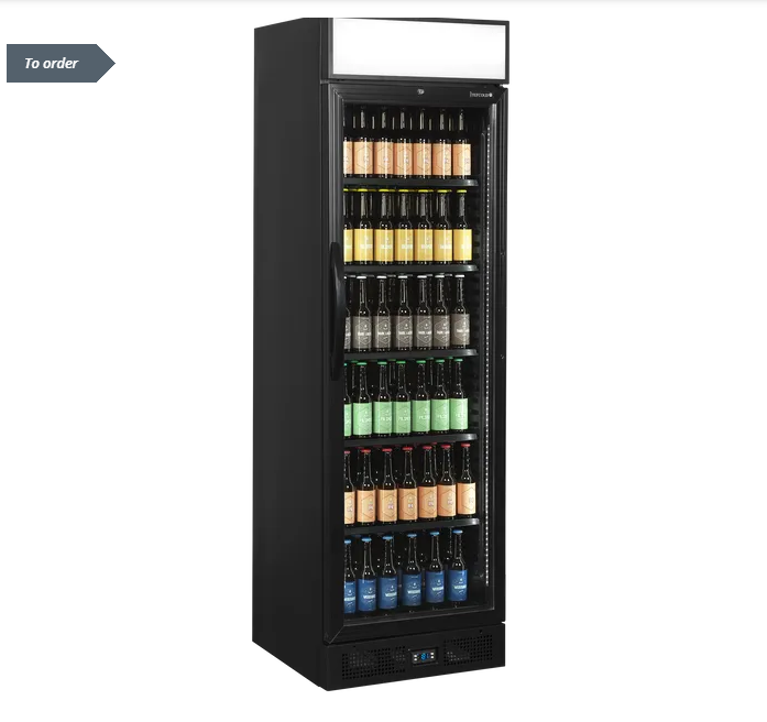 CEV435CPGlass Door Merchandiser BLACK