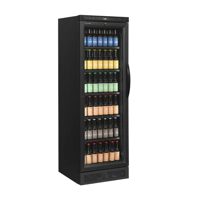 CEV425 Glass Door Merchandiser BLACK L/H