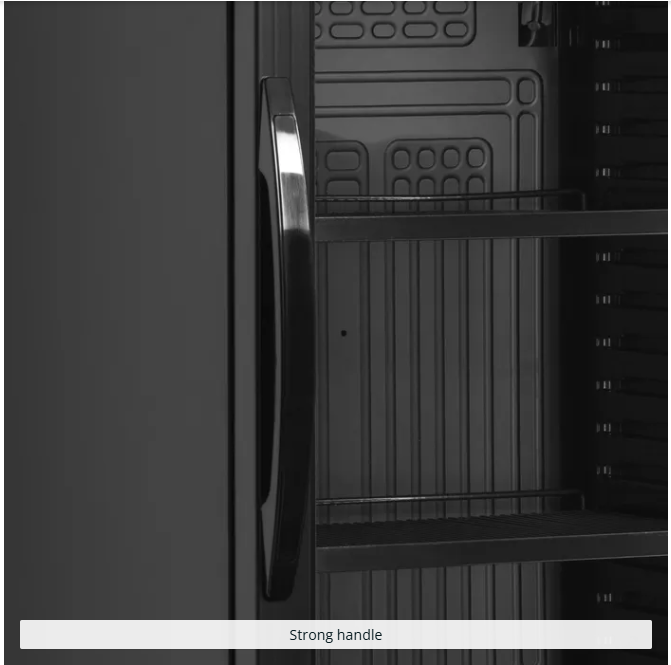 CEV425 Glass Door Merchandiser Black