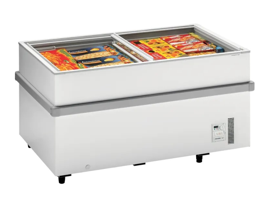 750CHV Island Site Freezer White