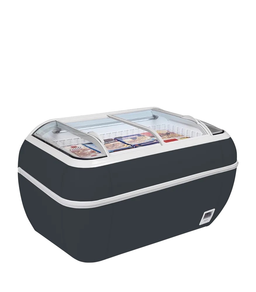 DUPLA 2.2DE HC RAL7016 High Vision Freezer Antracite