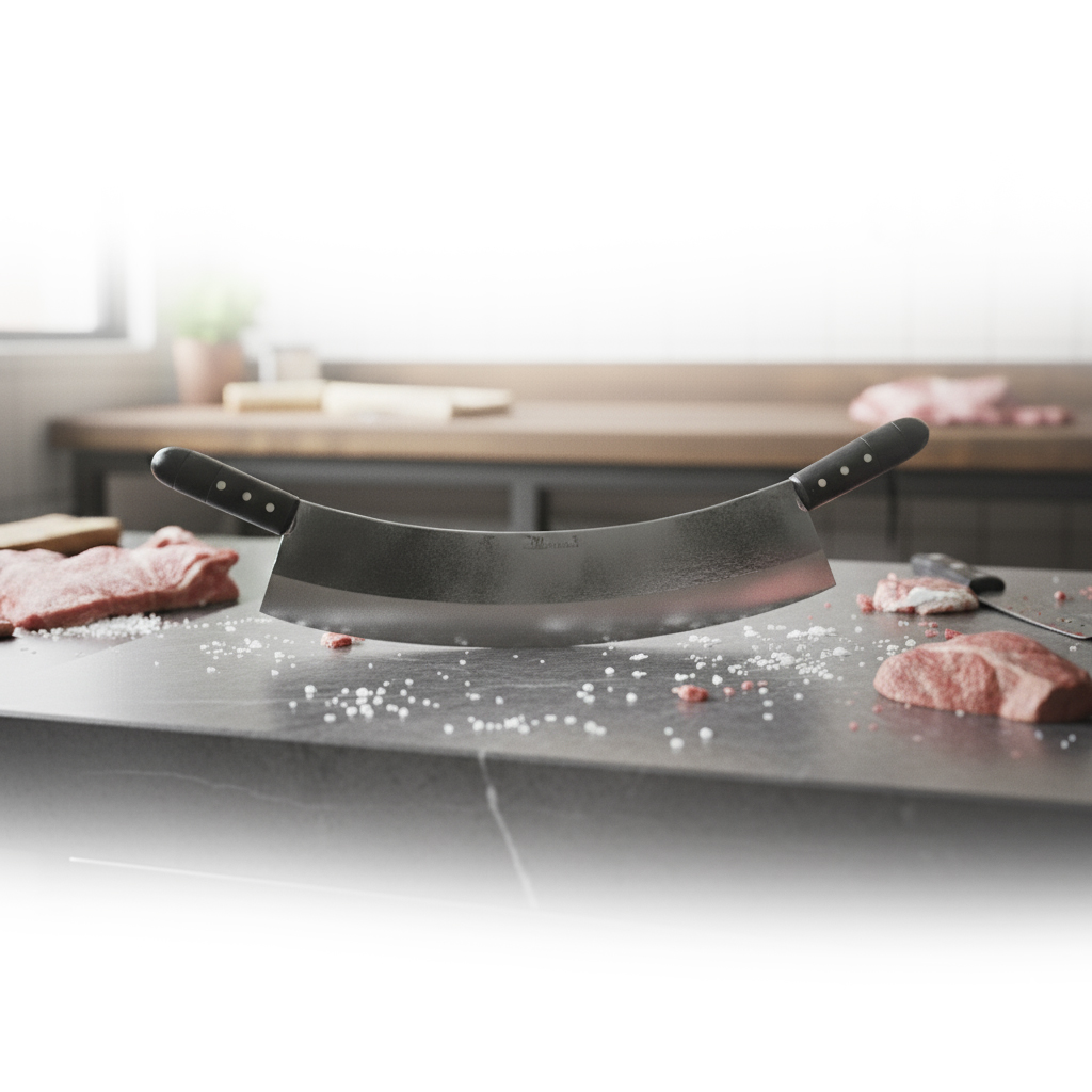 Dkr-Pro Mezzaluna Double Handle Knife 76x18Cm