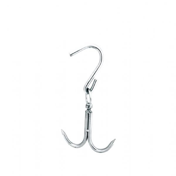 Prof S/s Double Meat Hanger  10 Mm 27 Cm Chrome 304