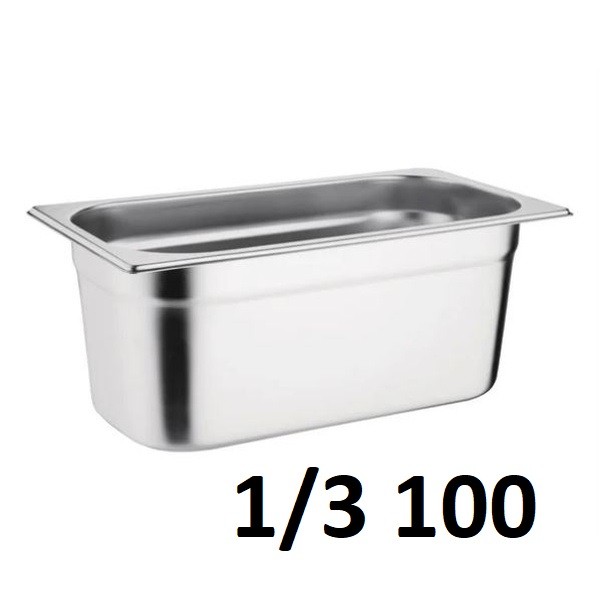 Gn 1/3 100mm S/s 180x320x100 Mm