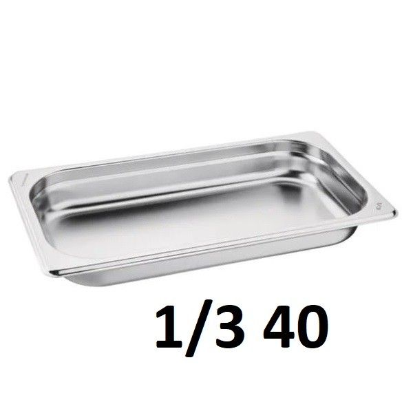Gn 1/3 40mm S/s 180x320x40 Mm