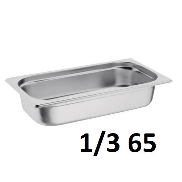 Gn 1/3 65mm S/s 180x320x65 Mm