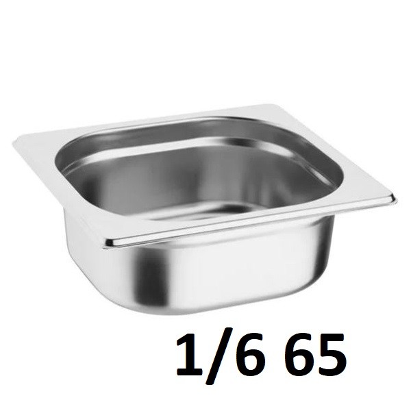 Gn 1/6 65mm S/s 160x180x65 Mm