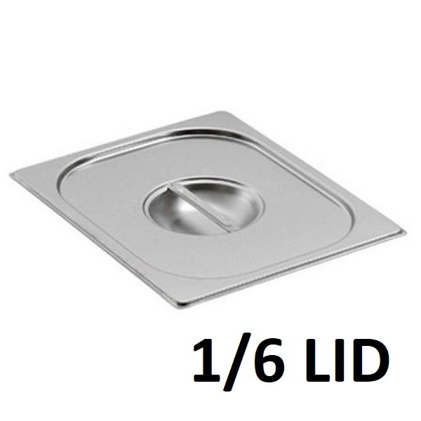 Gn 1/6 Lid S/s Gn.160x180 Mm