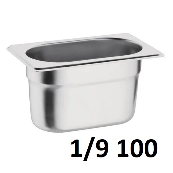 Gn 1/9 100mm S/s 170x100x100 Mm