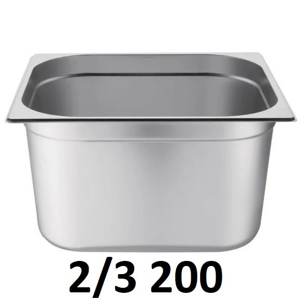 Gn 2/3 200mm S/s 360x320x200 Mm