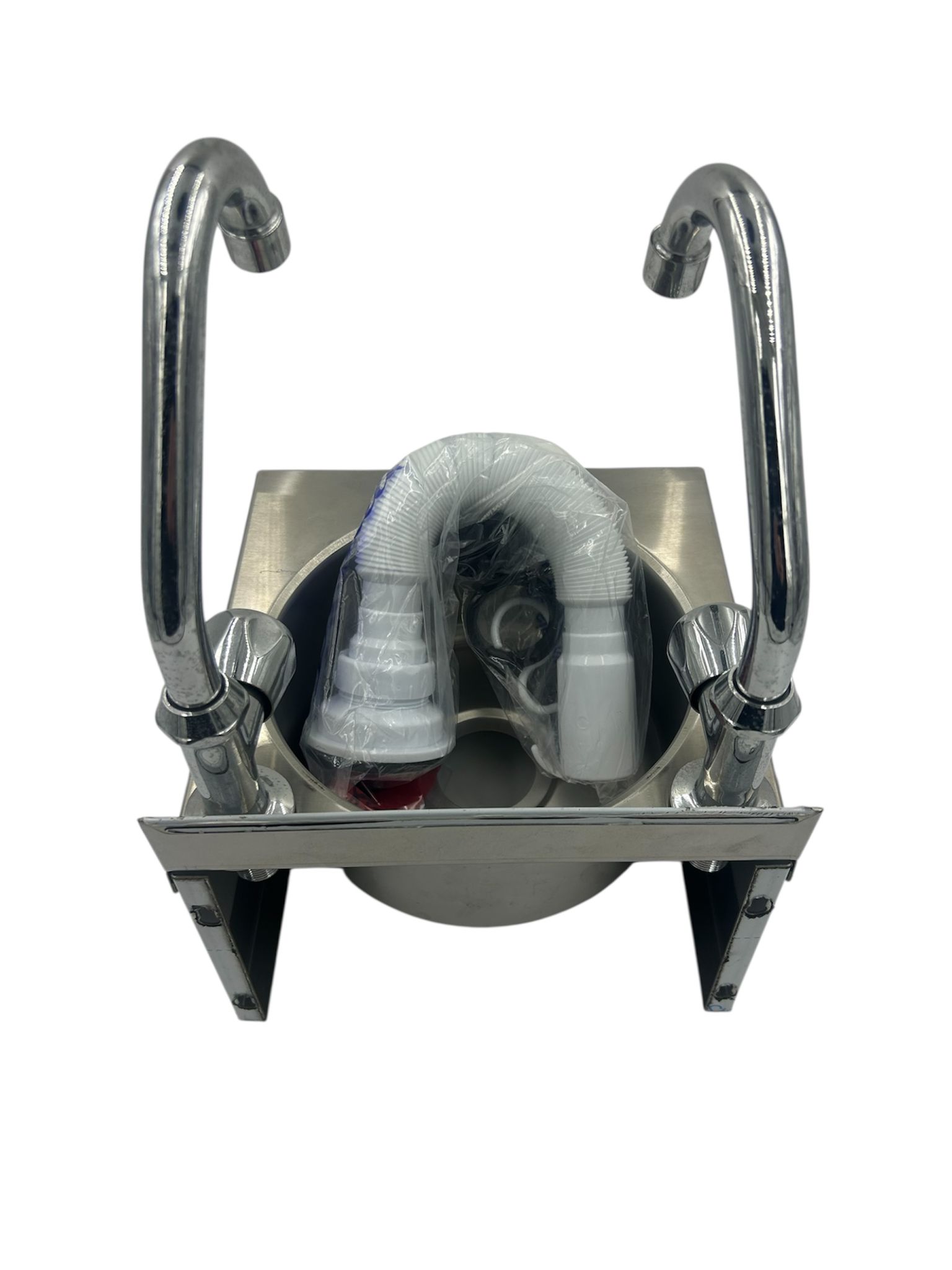 Hand Wash Basin With Hot&Cold Taps 25x25x17cm