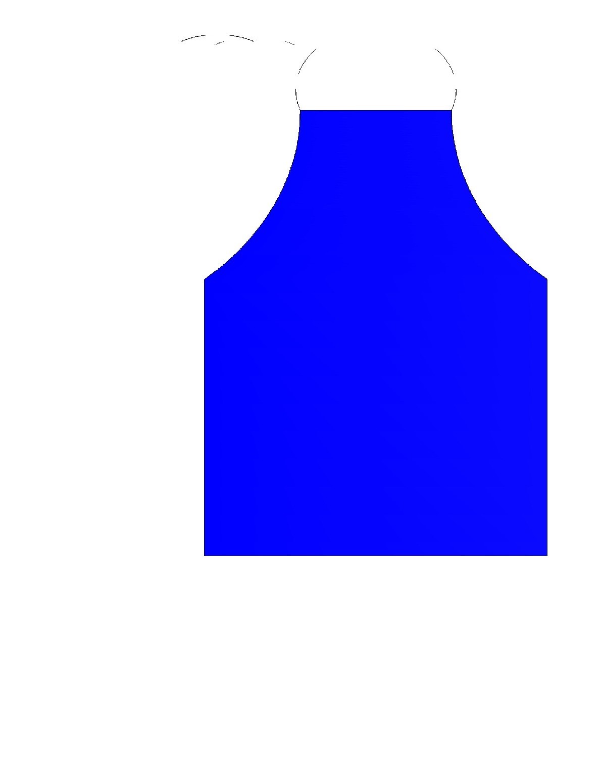 Apron Heavy Duty Semo Branda Washing Blue