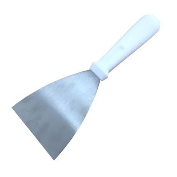 Griddle Scraper Plastic Handle White 7499