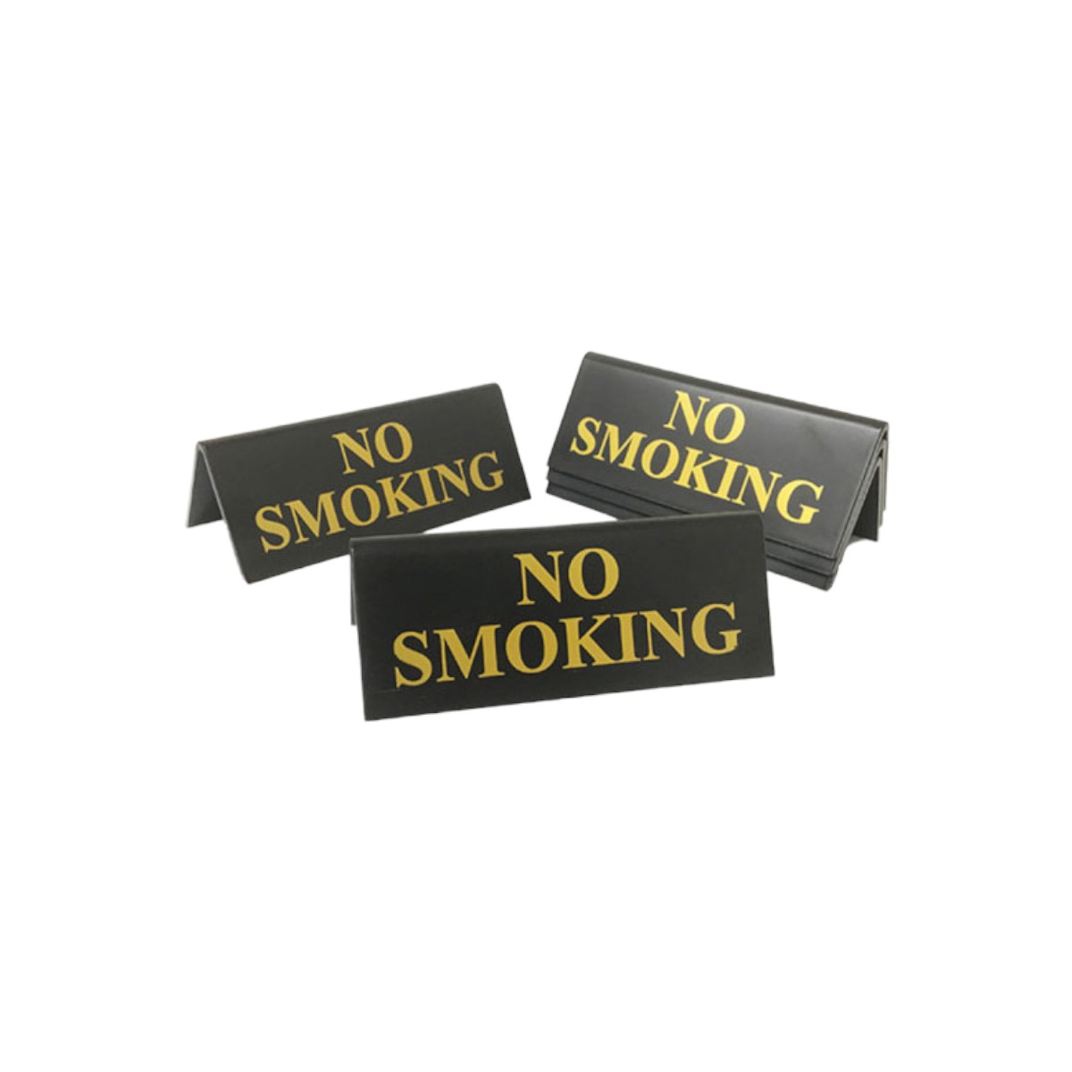 Black No Smoking Notice 45x110mm Ttb02