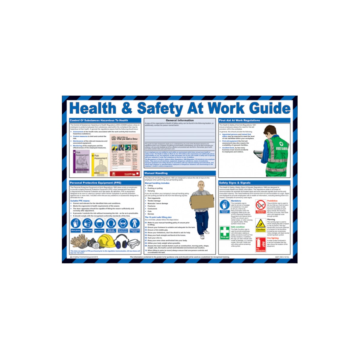 Health & Safety At Work Guide Poster - Hsp02