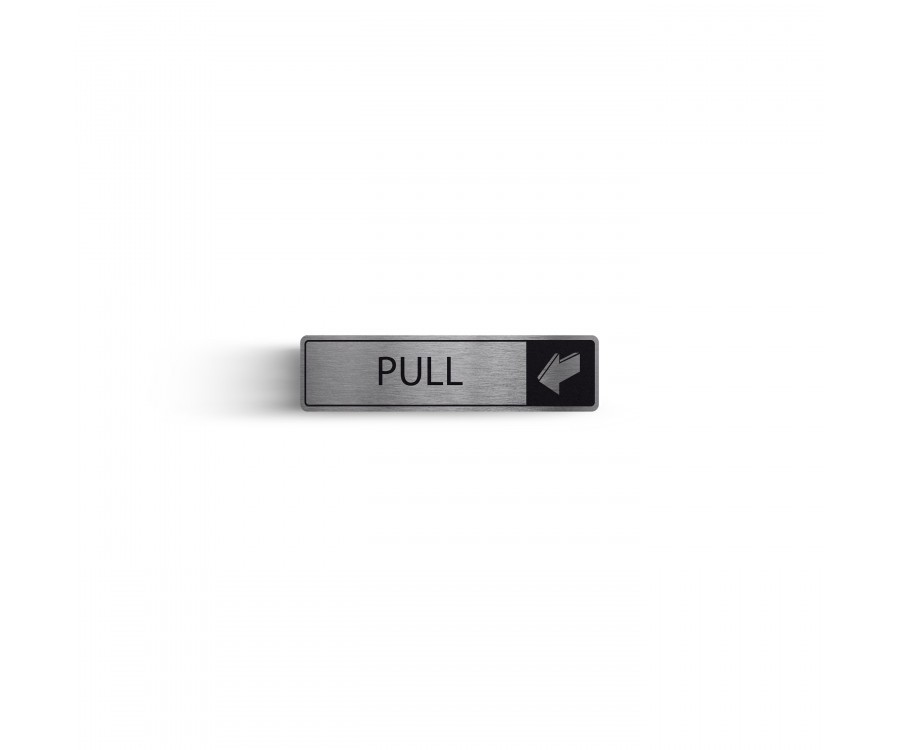Pull Horizontal With Symbol Door Sign Dm056