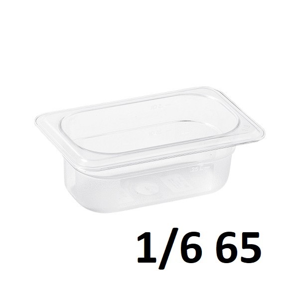 Polycarbonate 1/6 Gn.160x180x65mmclear