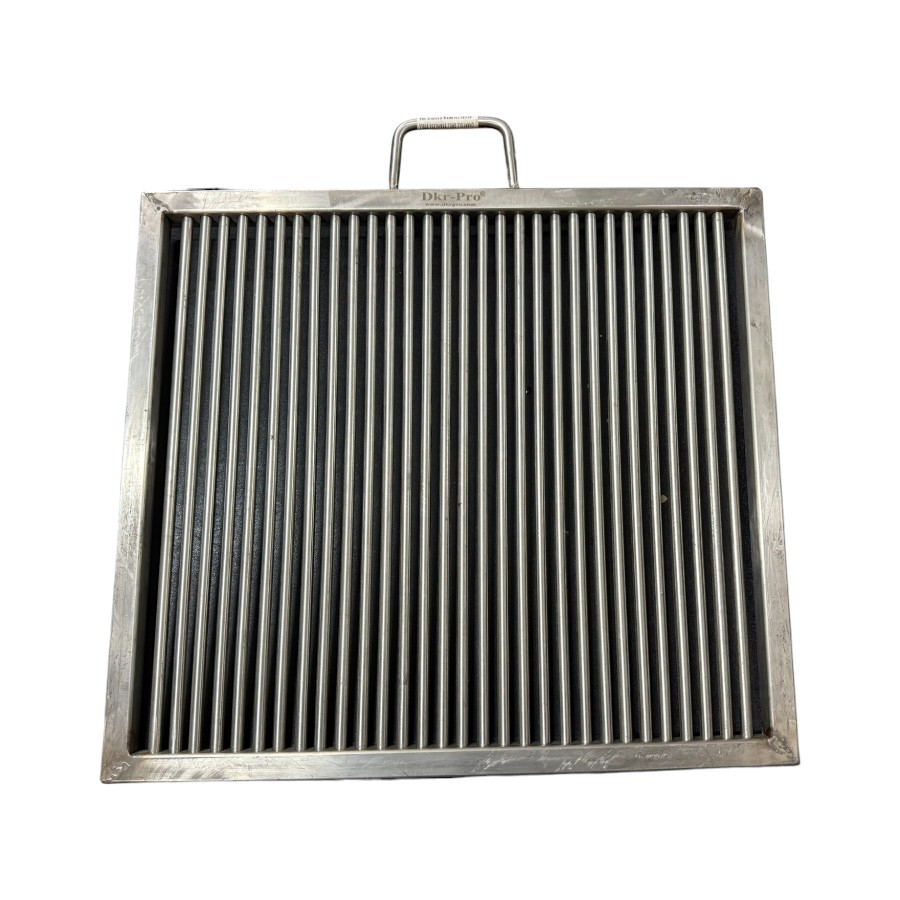 Charcoll Grill Stainless Stell 45x45 Cm With Handle