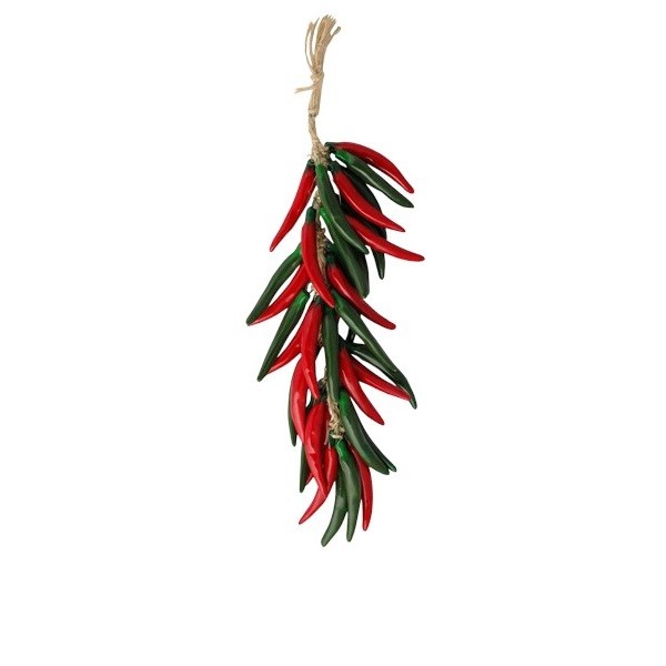 Decorative Red And Green Peper