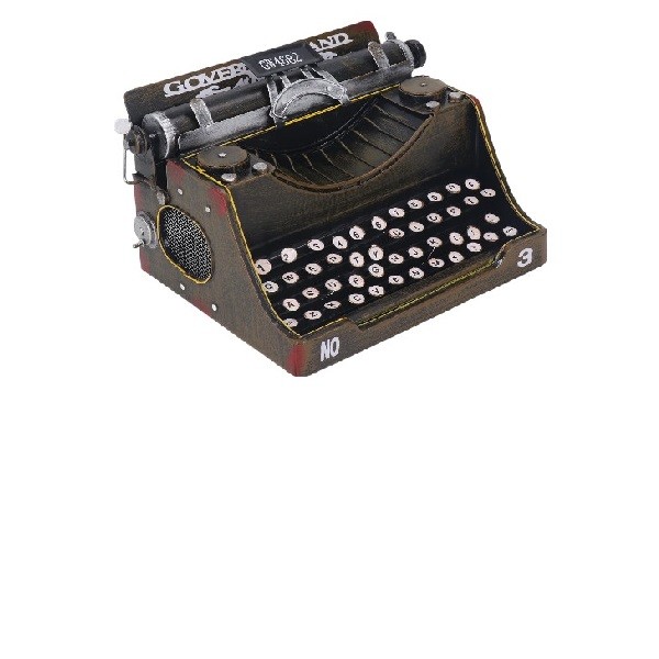 Decorative Type Writer Tip Box