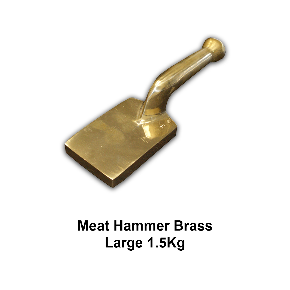 Meat Hammer Brass Large 1.5kg