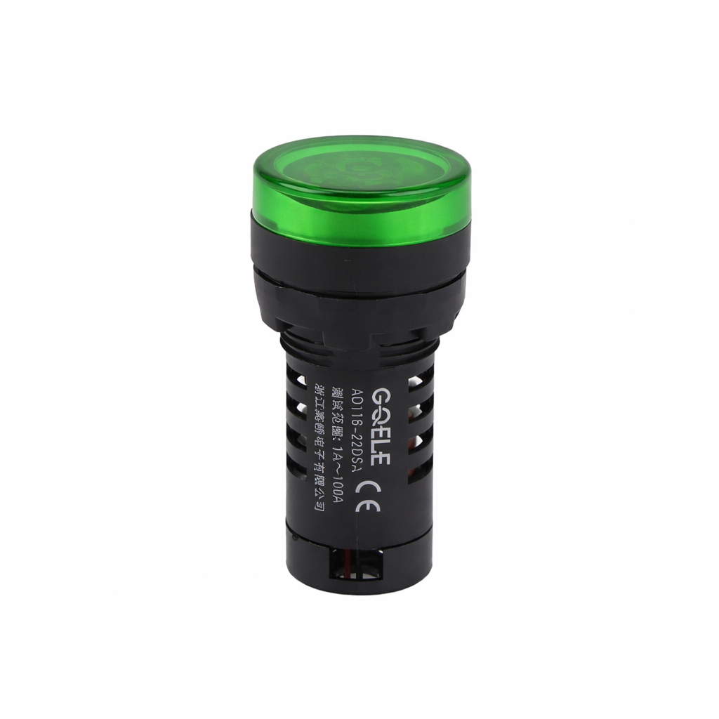 Digital Display LED Current Indicator Light With Mini 220V Round Head 22mm Signal light