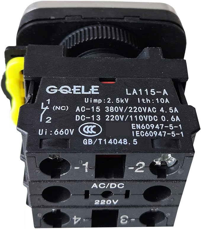 Twin Button Red & Green With Light A5-11RD