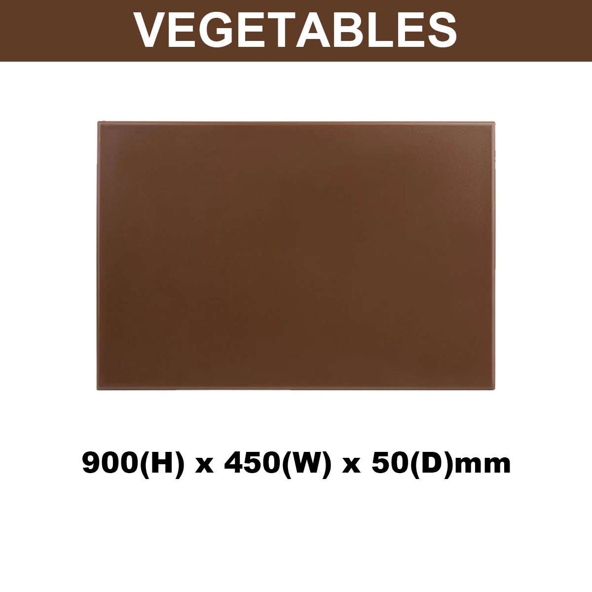 Plastic Chopping Board 900x450x50mm Multi Colour