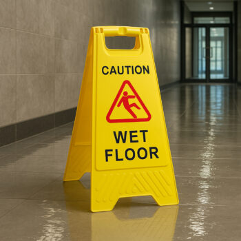 Caution Wet Floor Yellow 60x30x30cm