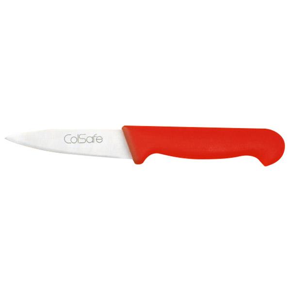 Colsafe Paring Knife 3in / 8cm Red
