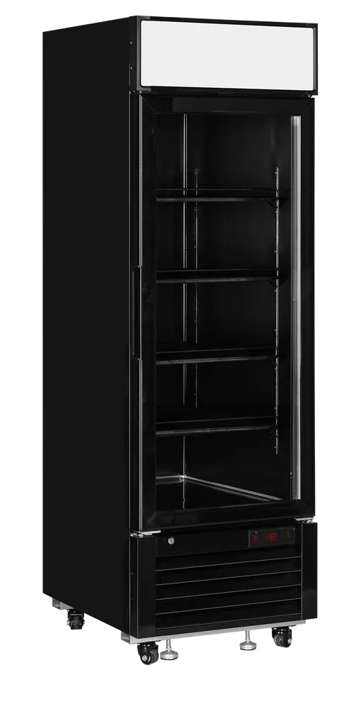 LGF2500 Black Glass Door Display Freezer