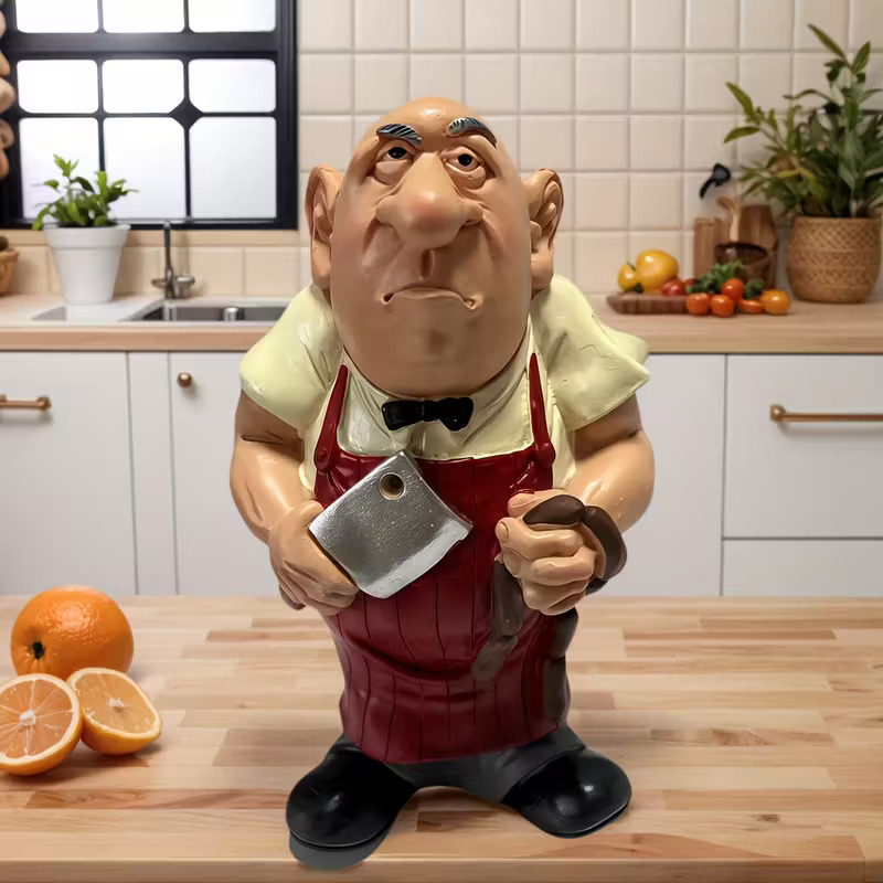 Mr Butcher Small Decorative Display Statue