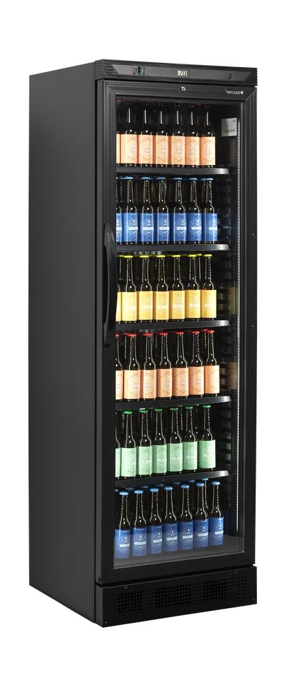 CEV425 Glass Door Merchandiser Black