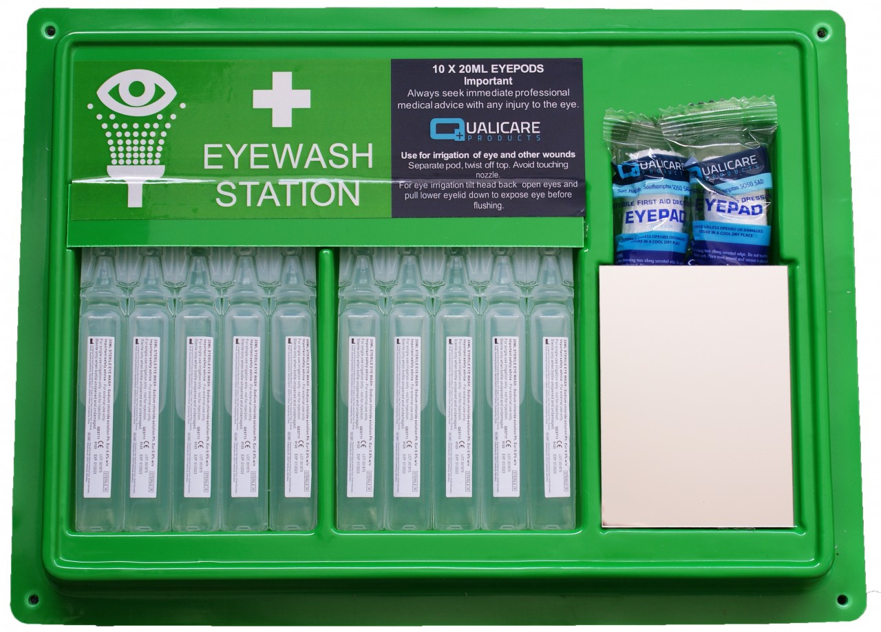 Eye Wash Station - 10 X 20ml Pods