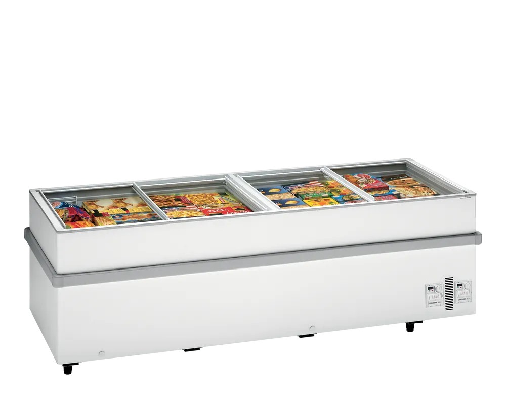 1100CHV Island Site Freezer White