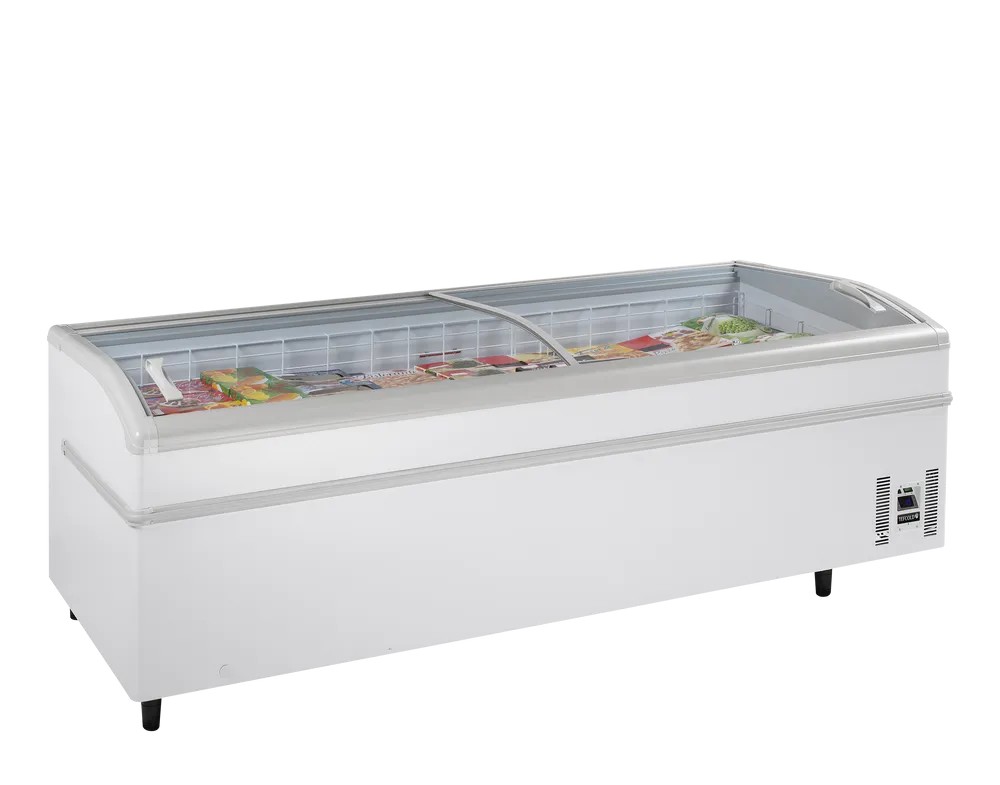 SUPER 250DE High Vision Supermarket Freezer White