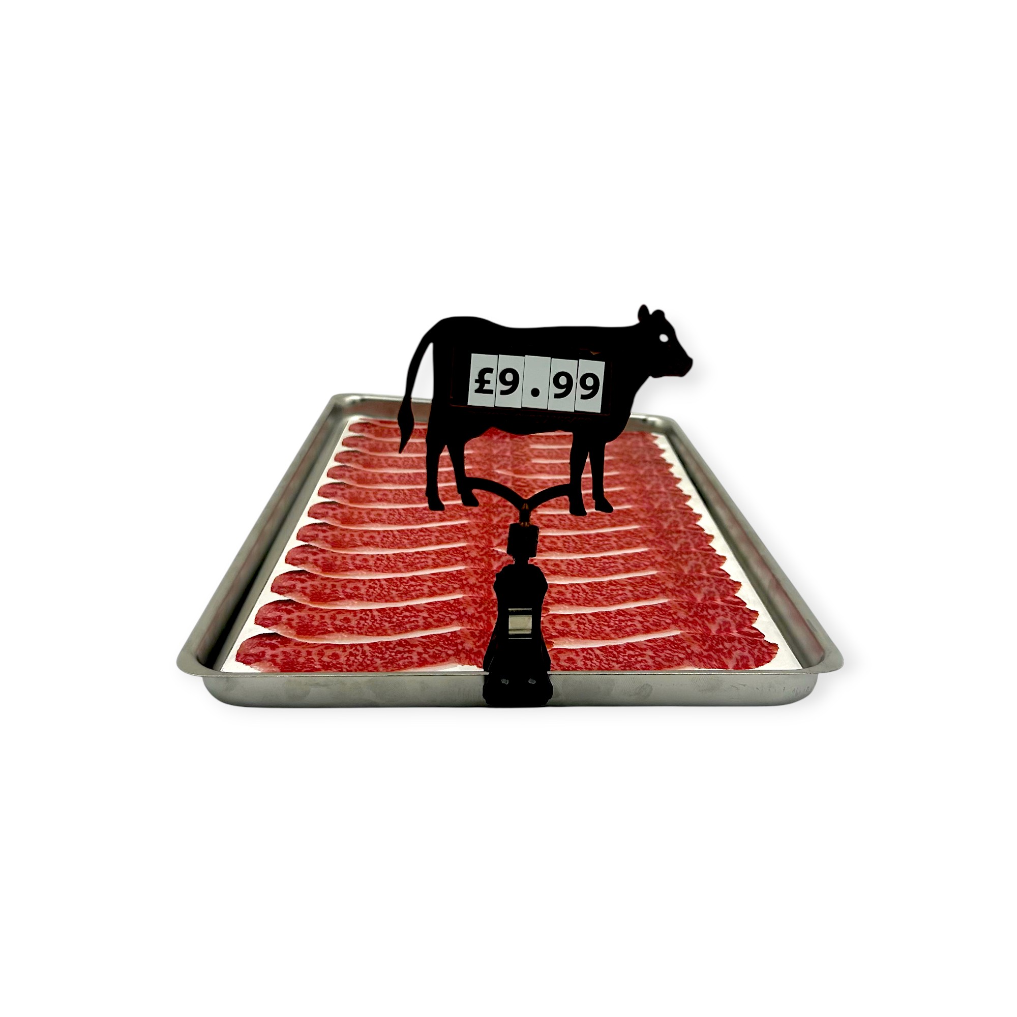 Cow Shaped Display Price Holder with Clamp
