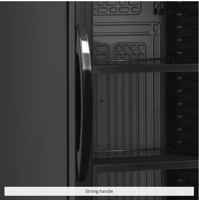 CEV425CP Glass Door Merchandiser BLACK