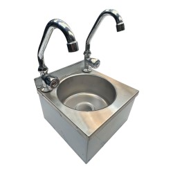 Hand Wash Basin With Hot&Cold Taps 25x25x17cm