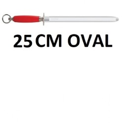 Knife Sharpener Oval Steel 25Cm