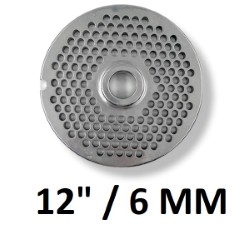 Salvador Meat Mince Machine Size Plate 12 6mm