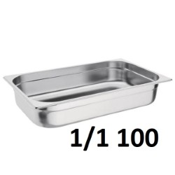 Stainless Steel Gastronorm 1/1 100mm S/S 53x32x10Cm