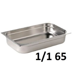 Stainless Steel Gastronorm 1/1 65mm S/S 53x32x6.5Cm