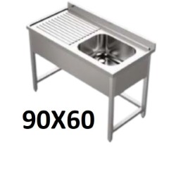 Sink Unit 90x60cm (Bowl Size 35x40x20cm) R