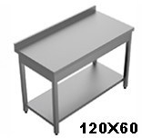 Workbench Stainless Steel 120x60cm