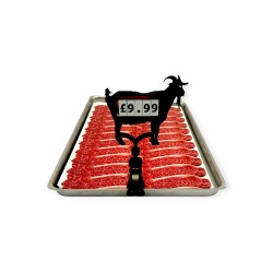 Goat Shaped Display Price Holder with Clamp