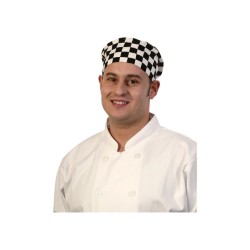 Skull Cap Black and White