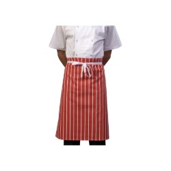 Butchers Striped Red and White Apron