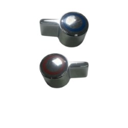 Taps Open Closed Handle Assembly - Chrome Hot&cold