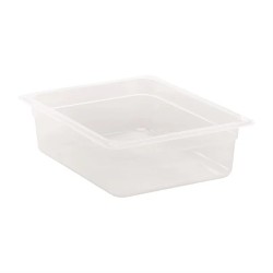 Polypropylene gastronorm Pan Gn 1/2 26x32x10Cm White